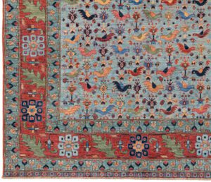 53500_NVA021E-Qashqai_Very_Fine_Luxe_Tribal_Handwoven_Rug-5'5''x7'8''-Afghanistan-1-Border
