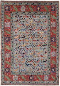 Afghan Qashqai Handwoven Tribal Rug