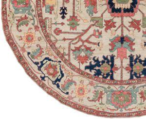 53502_NVA020E-Serapi_Luxe_Tribal_Handwoven_Rug-8'10''x8'11''-Afghanistan-1-Border
