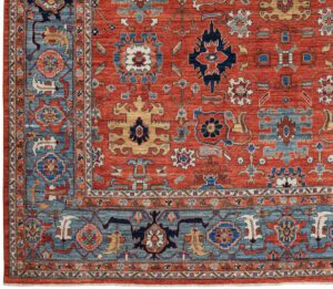 53505_BTR020A-Harshang_Heriz_Handwoven_Tribal_Rug-10'0''x10'0''-Afghanistan-1-Border