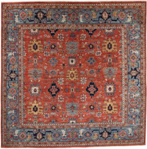 Afghan Harshang Heriz Handwoven Tribal Rug