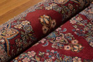 21656-Antique_Kazvin_Handwoven_Rug-3'7''x5'3''-Persia-10