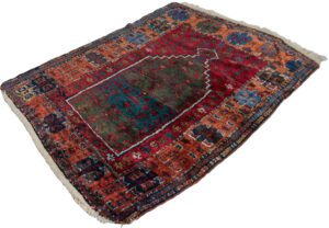 Antique Turkish Yuruk Handwoven Rug