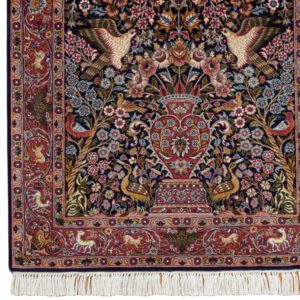29311-Isfahan_Prayer_Super_Fine_Handwoven_Rug-2'6''x4'2''-Pakistan-1-Border