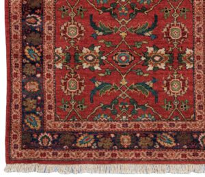 34001-Persian_Farahan_Fine_Ultimate_Village_Rug-3'2''x4'3''-Iran-1-Border