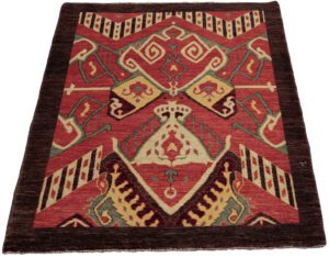 Afghan Ikat Textile Handwoven Rug
