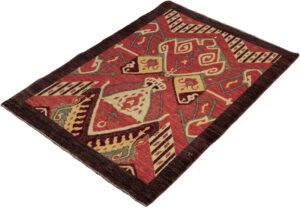 Afghan Ikat Textile Handwoven Rug