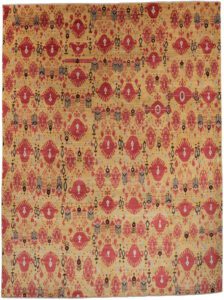 Afghan Ikat Textile Handwoven Rug