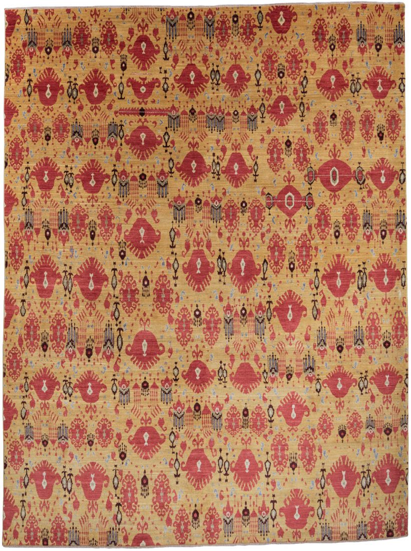 Afghan Ikat Textile Handwoven Rug