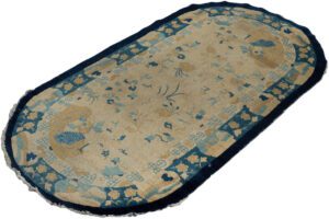 Antique Peking Pictorial Handwoven Chinese Rug