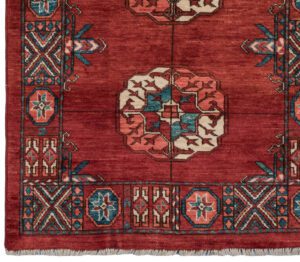 38197-Tekke_Bokara_Fine_Handwoven_Tribal_Rug-3'5''x5'6''-Afghanistan-1-Border