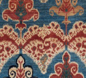 38735-Ikat_Fine_Handwoven_Textile_Rug-2'9''x3'11''-Afghanistan-1-Center