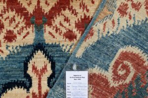 38735-Ikat_Fine_Handwoven_Textile_Rug-2'9''x3'11''-Afghanistan-11