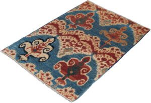 Afghan Ikat Wool Handwoven Textile Rug