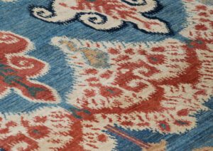 38735-Ikat_Fine_Handwoven_Textile_Rug-2'9''x3'11''-Afghanistan-6