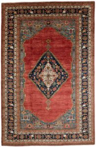 Afghan Serapi Handwoven Tribal Rug