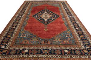 Afghan Serapi Handwoven Tribal Rug