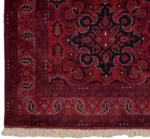 35850-Very_Fine_Turkmen_Afghan_Handwoven_Tribal_Rug-3'4''x4'6''-Afghanistan-1-Border