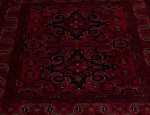 35850-Very_Fine_Turkmen_Afghan_Handwoven_Tribal_Rug-3'4''x4'6''-Afghanistan-14