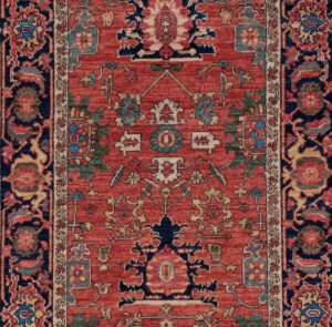 45870-Heriz_Luxe_Tribal_Handwoven_Rug-3'0''x5'2''-Afghanistan-1-Center