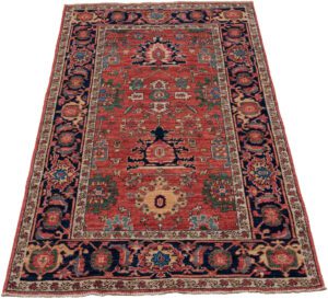 Afghan Heriz Handwoven Rug