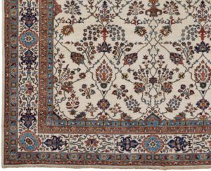 53560_BTR014A-Tabriz_Super_Fine_Handwoven_Tribal_Rug-8'4''x9'10''-Afghanistan-1-Border