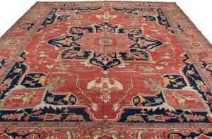 Afghan Heriz Handwoven Tribal Rug