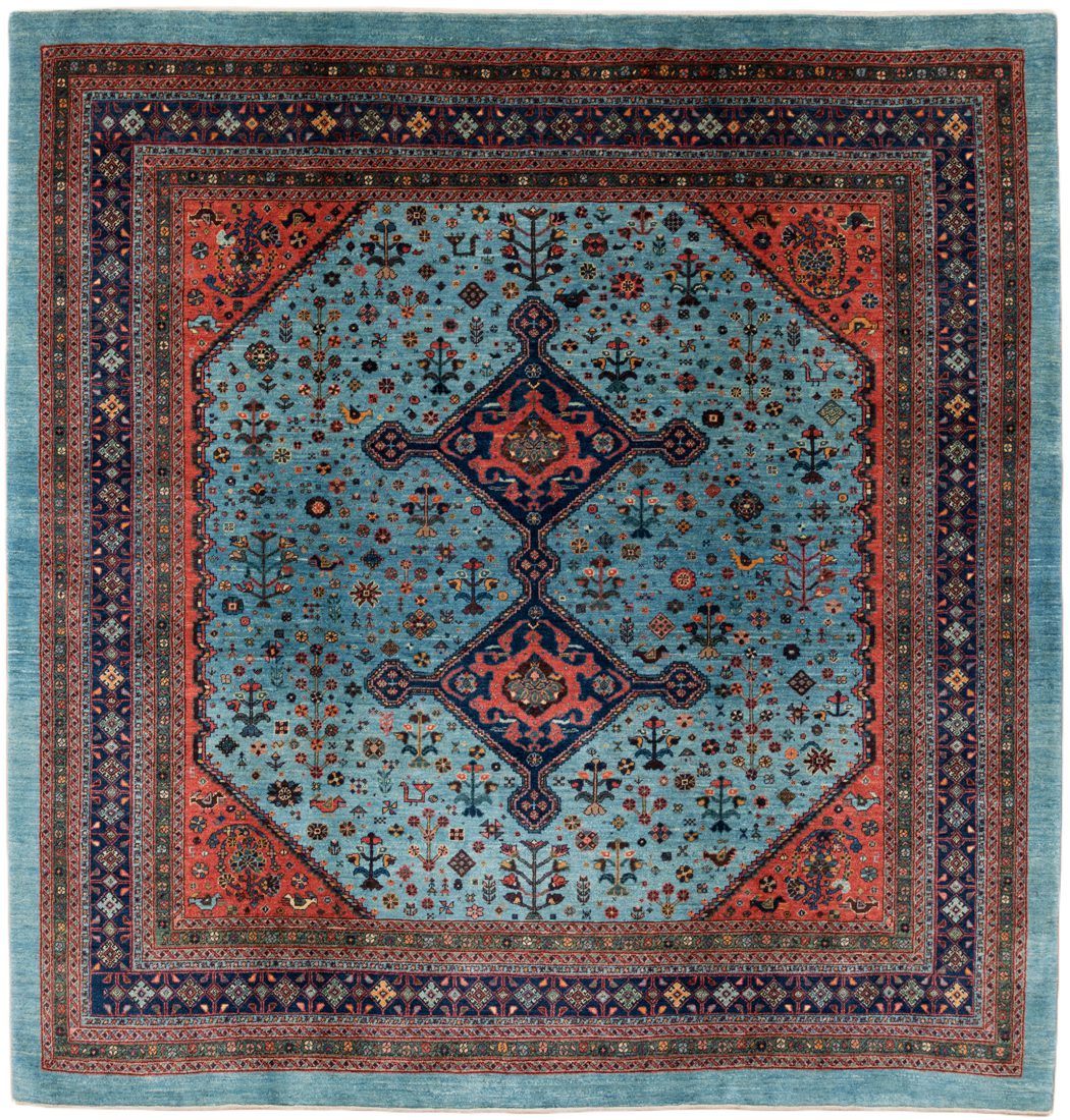 Persian Qashqai Handwoven Tribal Rug