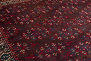 24751-Antique_Yomut_Turkmen_Kepse_Gul_Handwoven_Rug-6'5''x10'8''-Turkmenistan-11