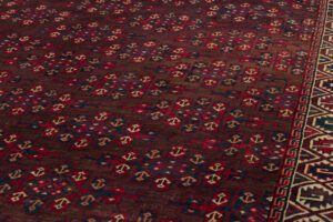 24751-Antique_Yomut_Turkmen_Kepse_Gul_Handwoven_Rug-6'5''x10'8''-Turkmenistan-12