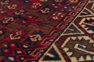 24751-Antique_Yomut_Turkmen_Kepse_Gul_Handwoven_Rug-6'5''x10'8''-Turkmenistan-15