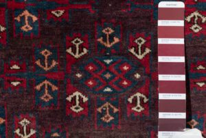 24751-Antique_Yomut_Turkmen_Kepse_Gul_Handwoven_Rug-6'5''x10'8''-Turkmenistan-19
