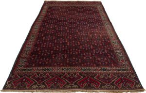 Antique Yomut Turkmen Kepse Gul Handwoven Rug
