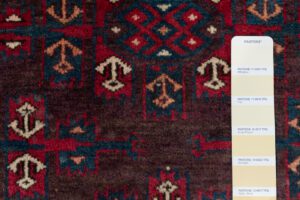 24751-Antique_Yomut_Turkmen_Kepse_Gul_Handwoven_Rug-6'5''x10'8''-Turkmenistan-20