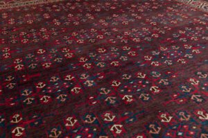 24751-Antique_Yomut_Turkmen_Kepse_Gul_Handwoven_Rug-6'5''x10'8''-Turkmenistan-23