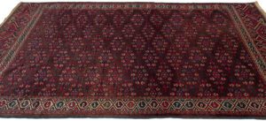 Antique Yomut Turkmen Kepse Gul Handwoven Rug