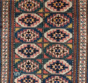 29604-Antique_Moghan_Kazak_Handwoven_Rug-4'7''x8'7''-Caucasus-1-Center