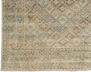 42348-Turkmen_Very_Fine_Handwoven_Tribal_Rug-6'2''x8'6''-Afghanistan-1-Border