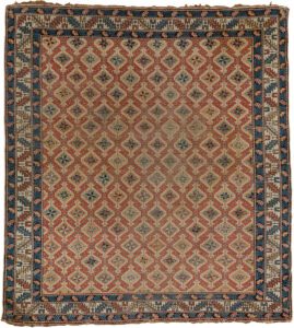 Antique Kuba Handwoven Rug