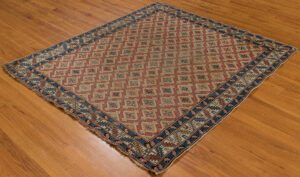 Antique Kuba Handwoven Rug