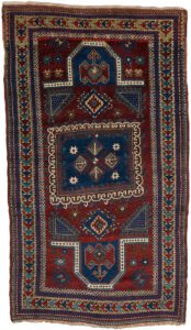 Antique Kazak Handwoven Rug