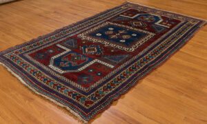 Antique Kazak Handwoven Rug