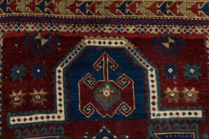 22238-Antique_Kazak_Handwoven_Rug-4'5''x7'8''-Caucasus-8