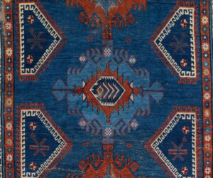 54000_ESTCAU1-Antique_Kazak_Handwoven_Rug-4'1''x6'0''-Caucasus-1-Center
