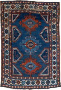 Antique Kazak Handwoven Rug