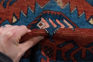 54000_ESTCAU1-Antique_Kazak_Handwoven_Rug-4'1''x6'0''-Caucasus-11