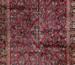 33906-Antique_Persian_Sarouk_Rug-9'10''x20'2''-Persia-1-Center