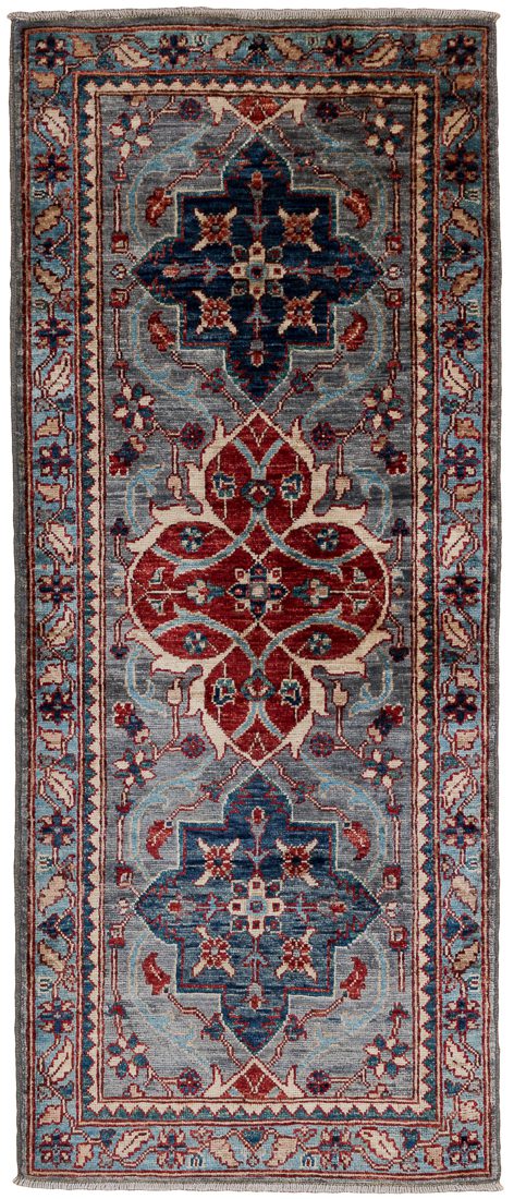 Afghan Heriz Handwoven Tribal Rug