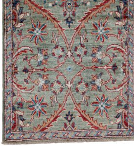 52255_BTR040A-Mughal_Handwoven_Tribal_Rug-2'0''x5'2''-Afghanistan-1-Border