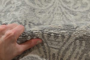37930_KAN123A-Tibetan_Ironwork_Silver_Wool_Silk_Handwoven_Rug-8'0''x10'0''-Nepal-8